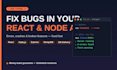 fix react, node js and mern, pern stack bugs within 24 hours