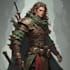 draw a fantasy character for dnd, pathfinder, etc