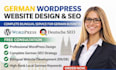 build german wordpress website design, german website, SEO for german business