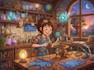 draw a digital cartoon illustration