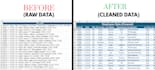clean, organize, and format excel spreadsheets
