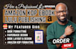 do amazon kdp book formatting, lulu, kindle book, paperback design, print layout