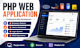 develop a custom PHP mysql website with admin panel