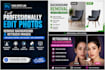 edit photos, remove backgrounds and retouch image