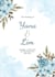 design a beautiful digital invitation card