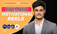 edit cinematic motivational reels with motion graphics