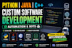 code python java cpp projects, web apps, databases, automation bots and scripts