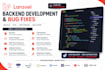 develop laravel backend, fix bugs, and add custom features