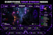 design a professional twitch overlay stream package