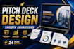 design animated powerpoint presentations and pitch decks