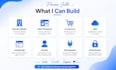 develop a custom web application