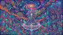 do amazing psychedelic and trippy illustration