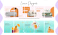 design canva social media post, carousel and product poster