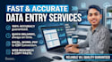do fast data entry, web scraping, excel and google sheets