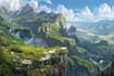 do a fantasy landscape