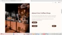 create a responsive frontend website