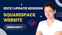 edit squarespace website redesign squarespace website update squarespace website