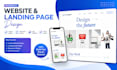 design a professional website in canva