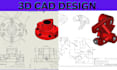 do 3d cad design industrial product design technical drawing 3d modeling