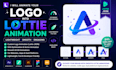 animate your logo into a lottie json animation for website and mobile app