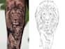 convert your tattoo picture into a tattoo stencil