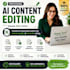 provide ai content editing