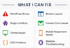 fix wordpress bugs, errors, and issues professionally
