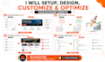 setup, design, customize and optimize your blogger website