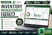 create a professional excel inventory management system