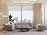 turn 2d plan into 3d executive office interior, cgi workspace walkthrough render