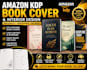 design amazon KDP book cover, interior and low content book