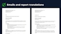 translate between italian and english with proofreading