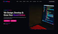 develop a custom react landing page for your brand