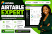 do airtable expert, airtable automation, softr, n8n zapier and airtable database