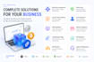 develop a custom blockchain, crypto and business web application