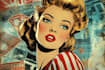 comic book illustration with comic book