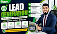 do targeted b2b lead generation and web research