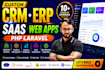 develop custom CRM, erp, saas, web application in PHP laravel