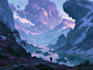 do professional landscape digital art