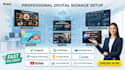 setup digital signage yodeck optisigns screencloud novisign rise vision