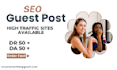 publish high quality guest posts