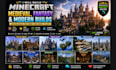 build minecraft medieval, fantasy and modern builds