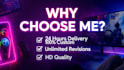design pro gaming youtube thumbnails