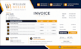 design professional invoice template word, excel and PDF