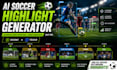 develop a soccer highlight generator using soccernet dataset and yolov8