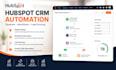 setup hubspot crm pipeline automation, deal stage workflows, lead scoring