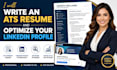 write an ats resume and optimize your linkedin profile