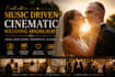 edit a music driven cinematic wedding highlight film