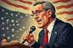 do hilarious political cartoon illustration