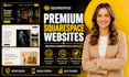 build squarespace website design or redesign squarespace website development